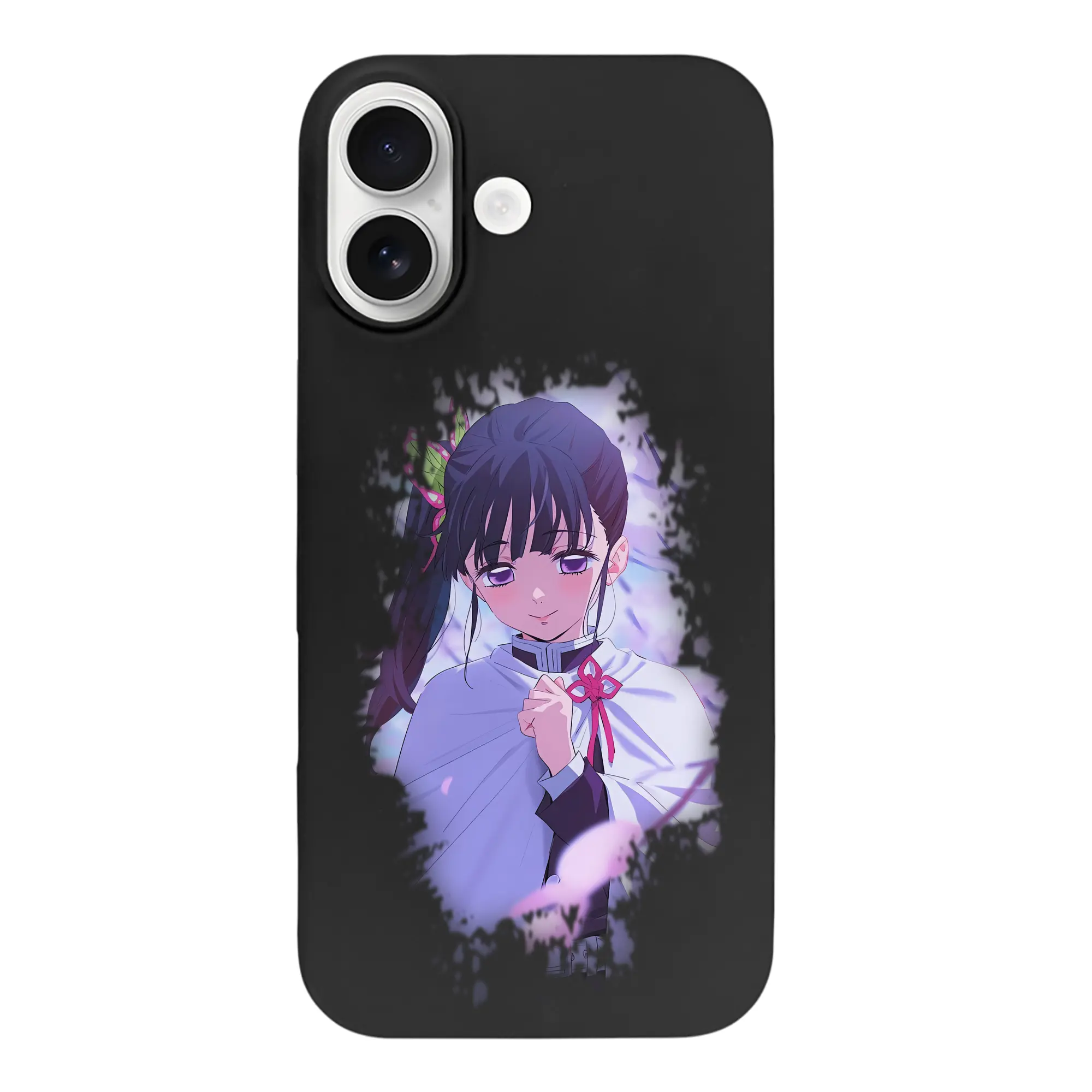 鬼滅の刃 グッズ,栗花落 カナヲ - iPhone 17 シリーズ シリコンケース 薄型 耐衝撃 指紋防止 ソフトタッチカバー 精密フィット 傷防止 保護ケース iPhone 17/17 Air/17 Pro/17 Pro Max 対応